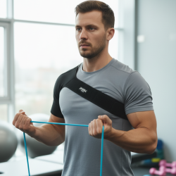 Ортеза за рамо JINGBA Shoulder Support JB-8010 - без напрежение в мускулите