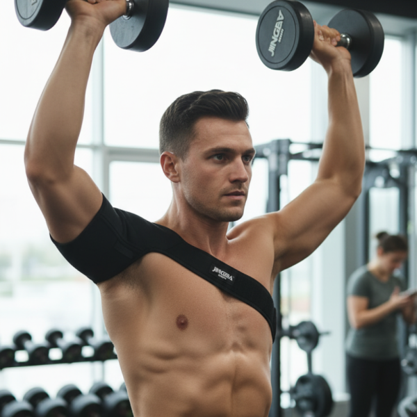 Ортеза за рамо JINGBA Shoulder Support JB-8010 - без напрежение в мускулите 3