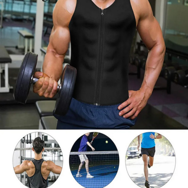 Стягащ фитнес термо елек Jingba Support Fiery Sports Shapewear for Men