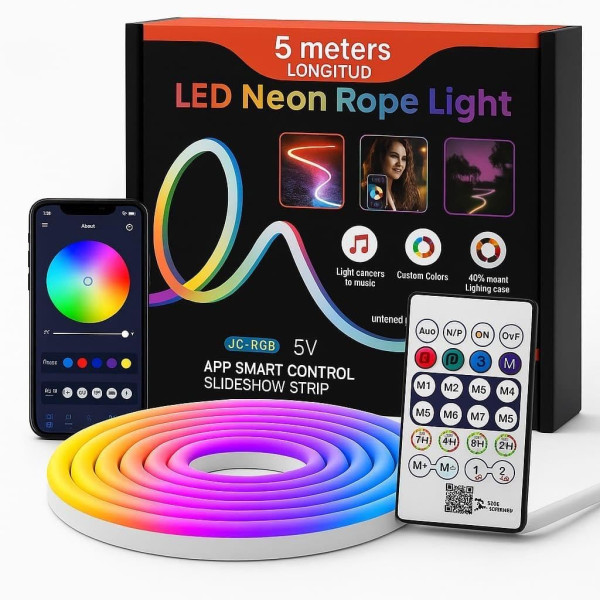 Интелигентна неонова Led лента - 5 метра 1