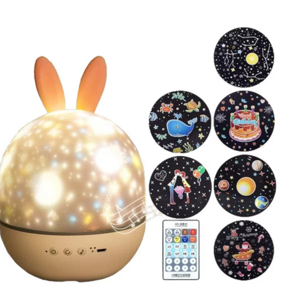 Очарователна нощна лампа и проектор 2 в 1 2