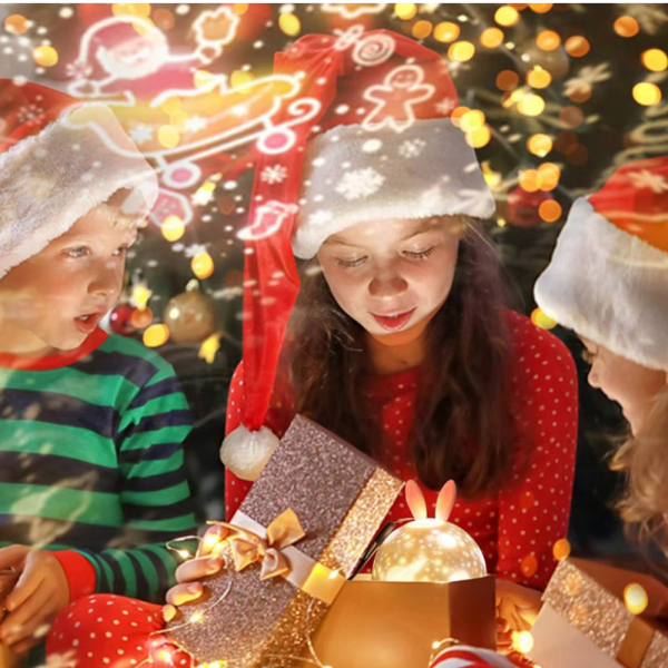 Очарователна нощна лампа и проектор 2 в 1 3