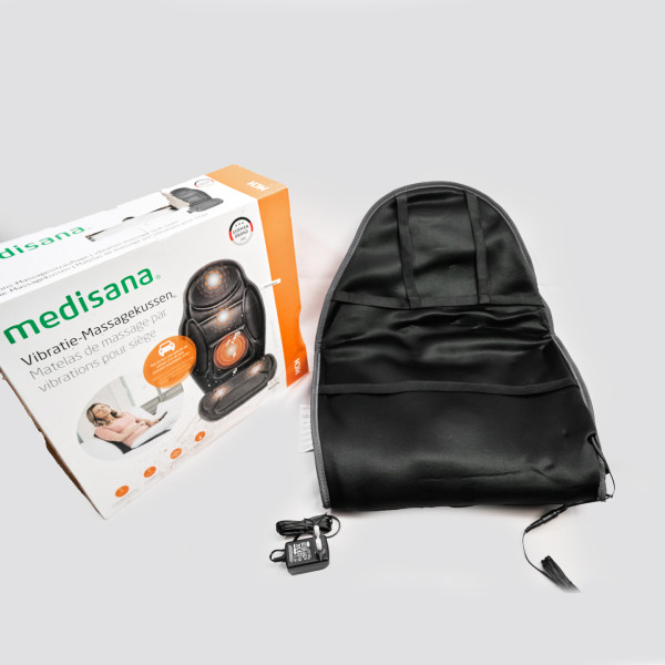 Масажираща седалка за гръб, с вибраций + затопляне