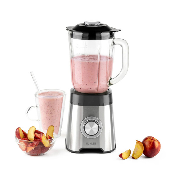 Блендер Muhler MB-555SG – 500W, 1.5 л, стъклена кана