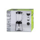 Блендер Muhler MB-555SG – 500W, 1.5 л, стъклена кана 10