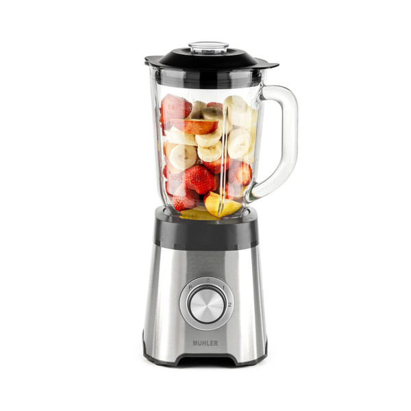 Блендер Muhler MB-555SG – 500W, 1.5 л, стъклена кана