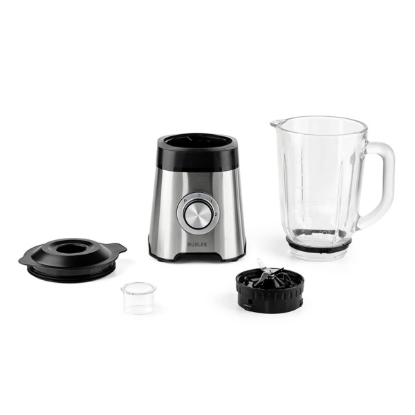 Блендер Muhler MB-555SG – 500W, 1.5 л, стъклена кана