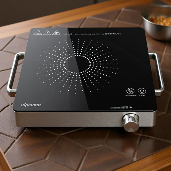 Керамичен котлон Diplomat CS-H2027T, 2000W