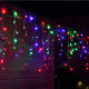 Коледна украса LED ресни 12 метра – водоустойчива инсталация с 8 режима на светене, идеална за дома, градината и оградата 2