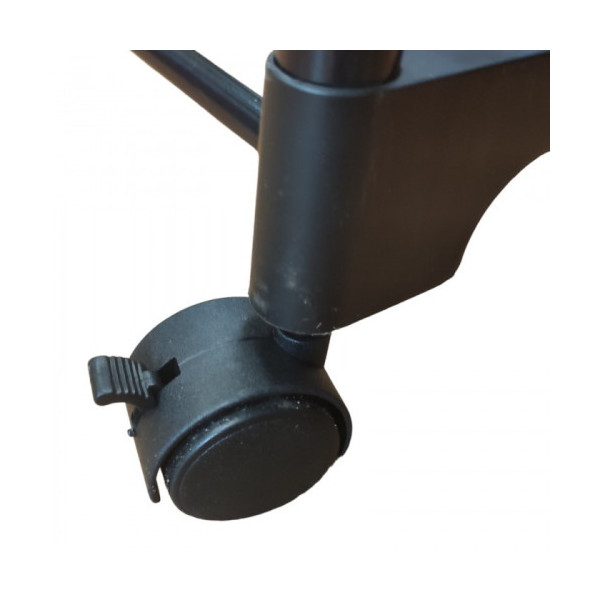 Сгъваема стойка за дрехи от неръждаема стомана, еднополюсна с колелца за дома 5