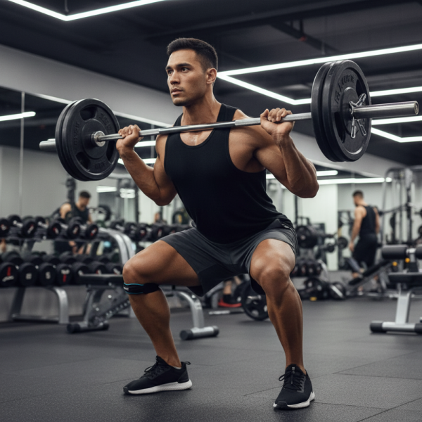 Регулируем подколенен колан Vbosi – подкрепа и защита при спорт и натоварване 3