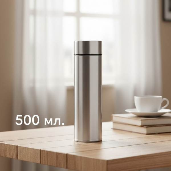 Термос Rosberg R52010D, LED дисплей, инокс, различни вместимости