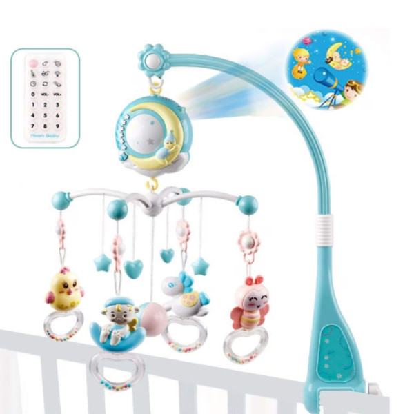Пъстроцветна въртяща се играчка за детско легло TV700