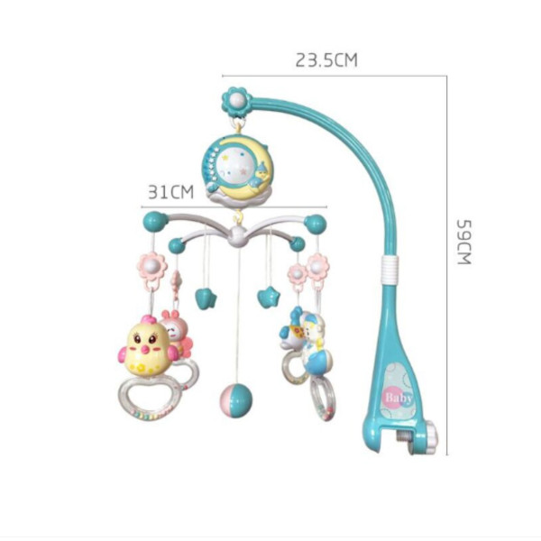 Пъстроцветна въртяща се играчка за детско легло TV700