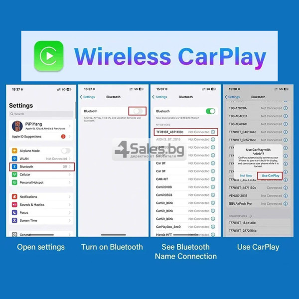 Мултимедия H605D-DVR CarPlay Android/iOS Auto 10.26" с 2 камери, DVR запис и безжична връзка
