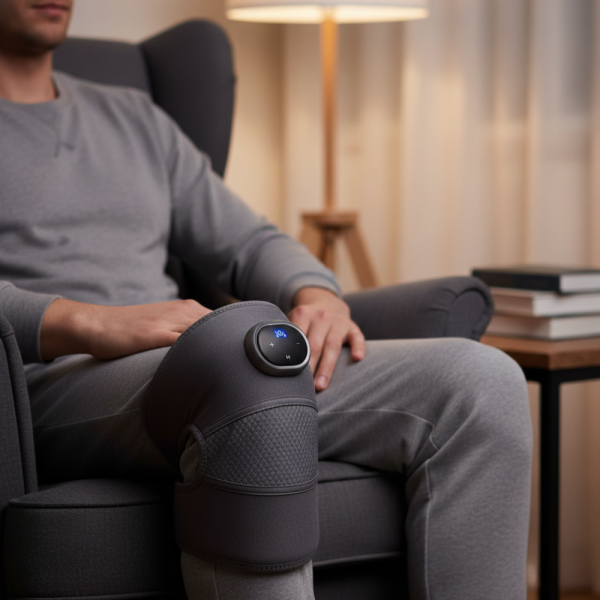 Мултифункционален масажор с топлина и вибрации | Безжично облекчение при болка и скованост 1