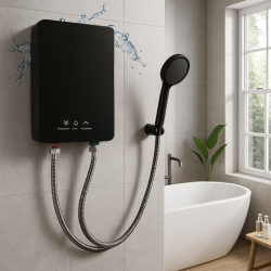 Електрически мигновен термостатичен бойлер, 5500W, 220V, IPX4