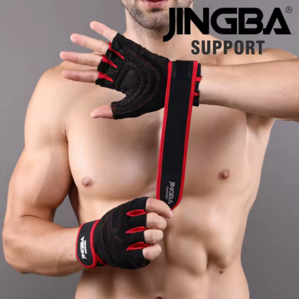Антиплъзгащи спортни ръкавици  Jingba JB-4001 Fitness Gloves