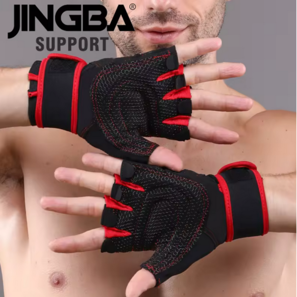 Антиплъзгащи спортни ръкавици  Jingba JB-4001 Fitness Gloves