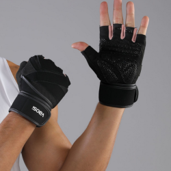 Ръкавици със стабилна опора на китката Vbosi NO:4016B Fitness Gloves - стабилен хват и защита на дланите