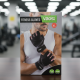 Ръкавици със стабилна опора на китката Vbosi NO:4016B Fitness Gloves - стабилен хват и защита на дланите 4