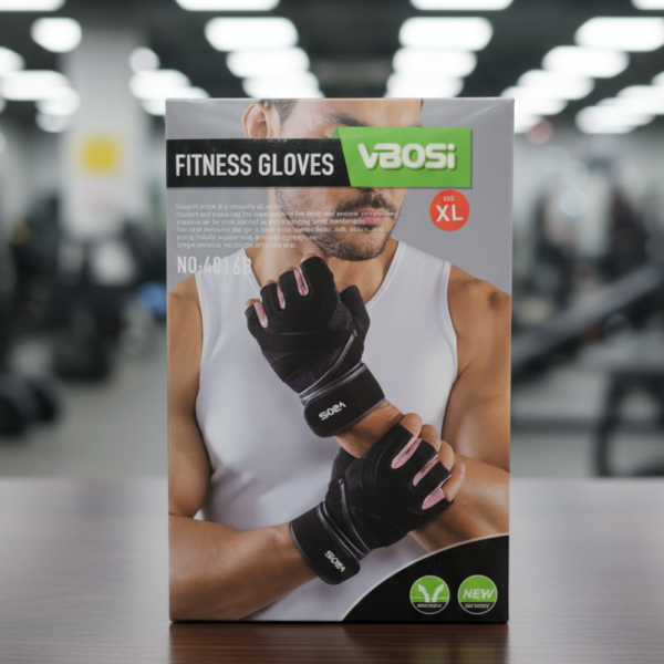 Ръкавици със стабилна опора на китката Vbosi NO:4016B Fitness Gloves - стабилен хват и защита на дланите 4