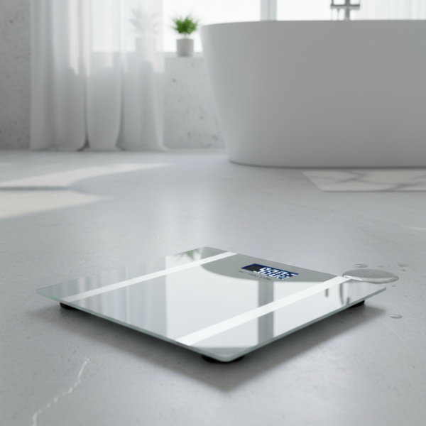 Дигитален кантар за тегло Rosberg R51650I, с Bluetooth, LCD екран, до 180кг