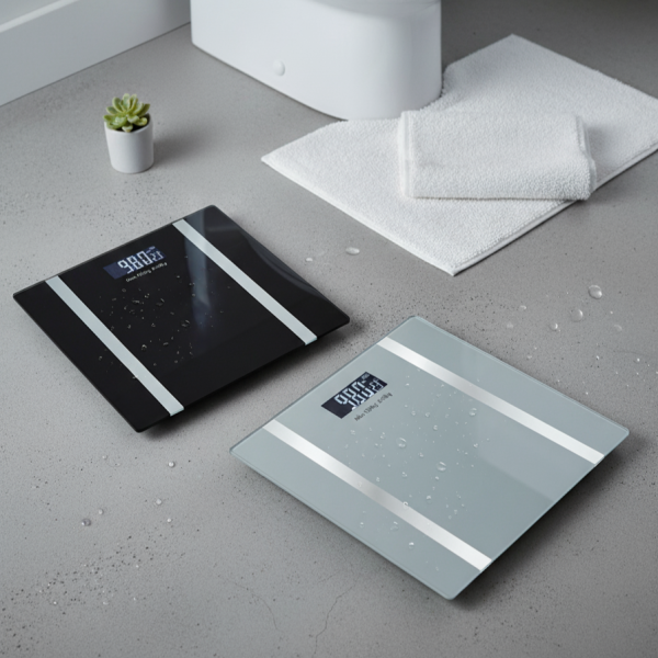 Дигитален кантар за тегло Rosberg R51650I, с Bluetooth, LCD екран, до 180кг 1