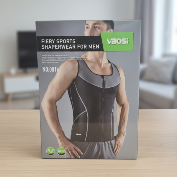 Оформящо спортно облекло за мъже със сауна ефект 7