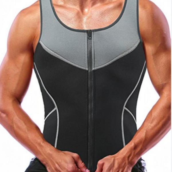 Оформящо спортно облекло за мъже със сауна ефект 3