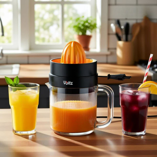 Електрическа цитрус преса 1.2L Oliver Voltz OV51164A – идеална за бързо приготвяне на пресен сок