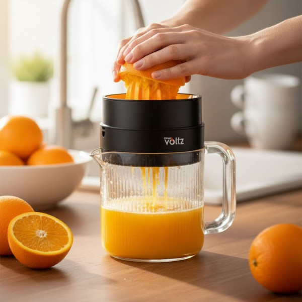 Електрическа цитрус преса 1.2L Oliver Voltz OV51164A – идеална за бързо приготвяне на пресен сок