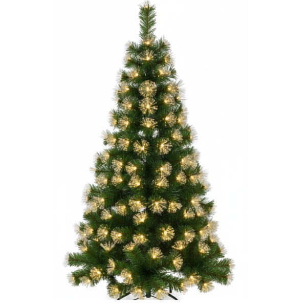 Коледна елха с вградени светлини - магията на Коледа 1