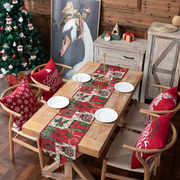 Коледна покривка за маса - идеалната празнична декорация 2