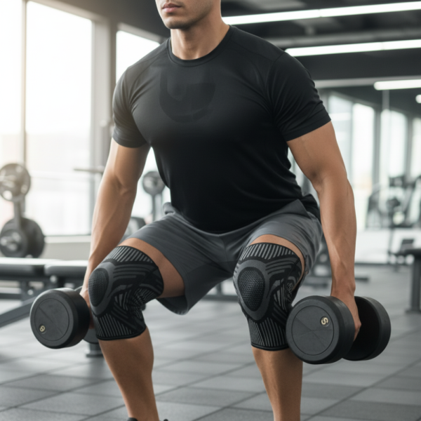 Компресионна наколенка Vbosi – Незабавно облекчение и сигурност при движение 3