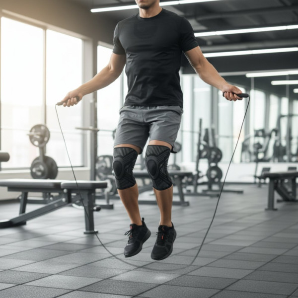 Компресионна наколенка Vbosi – Незабавно облекчение и сигурност при движение 4