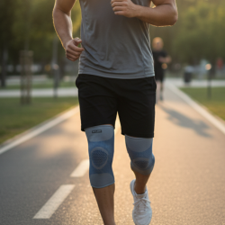 Професионална удължена наколенка JINGBA – Повече опора, по-малко болка