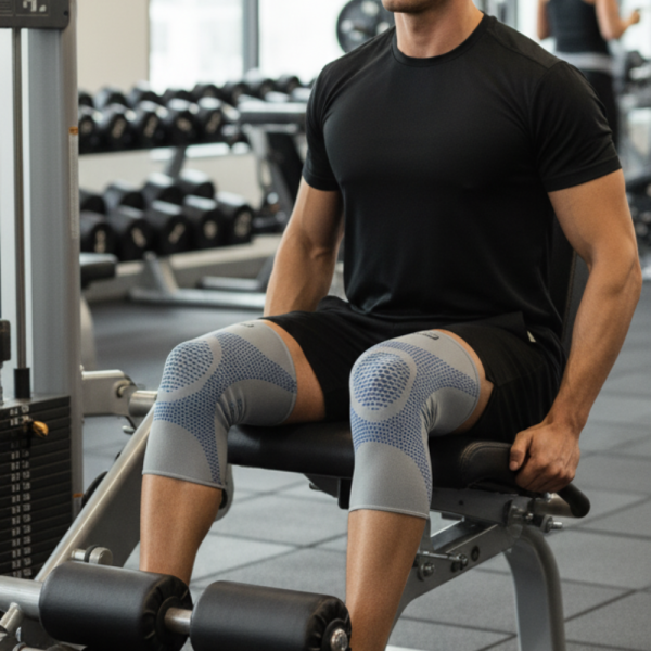 Професионална удължена наколенка JINGBA – Повече опора, по-малко болка