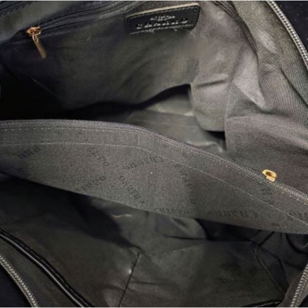 Велурена дамска чанта с декоративни кожени ленти и метални капси – елегантен бохо дизайн 5