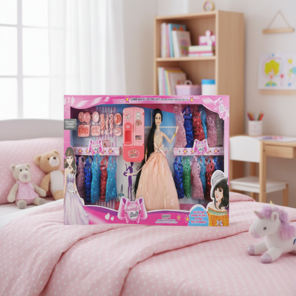 Голяма кукла с много рокли и аксесоари Beautiful Doll 4