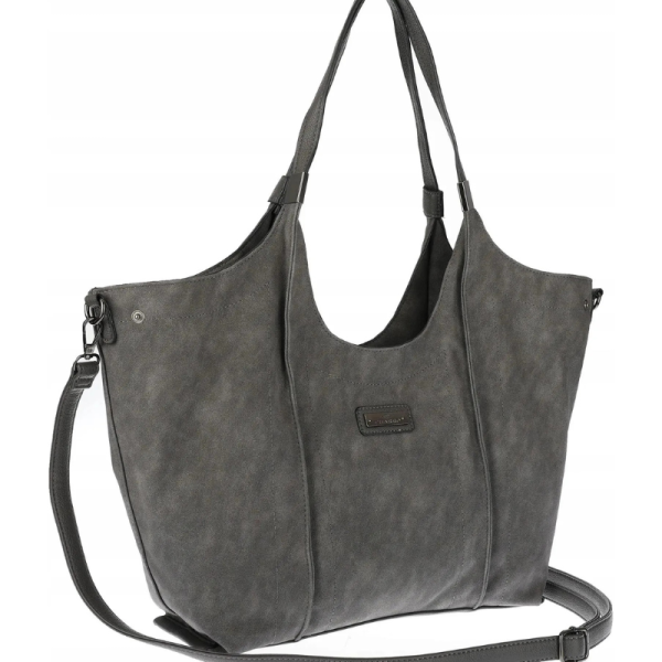 Дамска чанта от еко велур и кожа – елегантен и практичен модел (бордо)