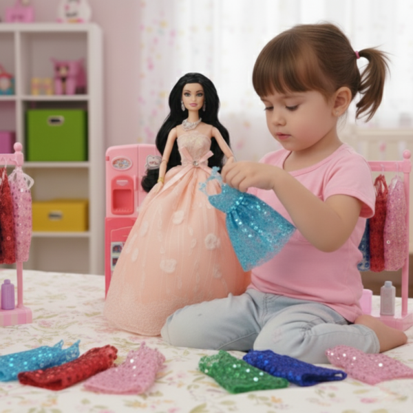 Голяма кукла с много рокли и аксесоари Beautiful Doll