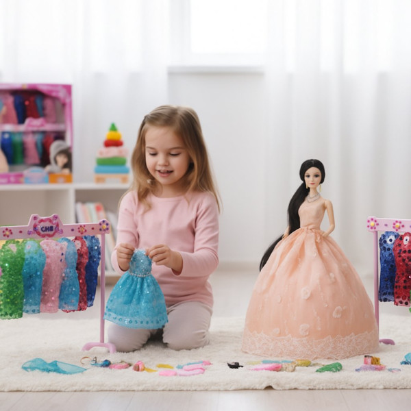 Голяма кукла с много рокли и аксесоари Beautiful Doll