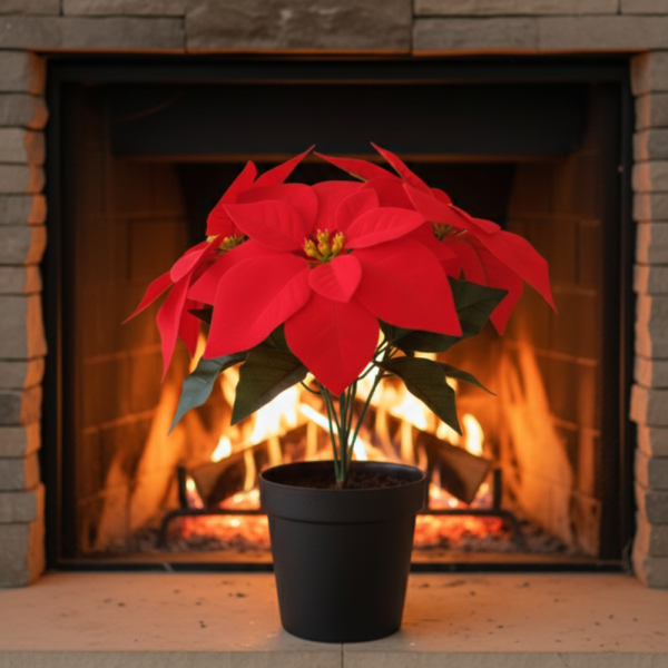 Вечна празнична Коледна звезда – реалистична украса