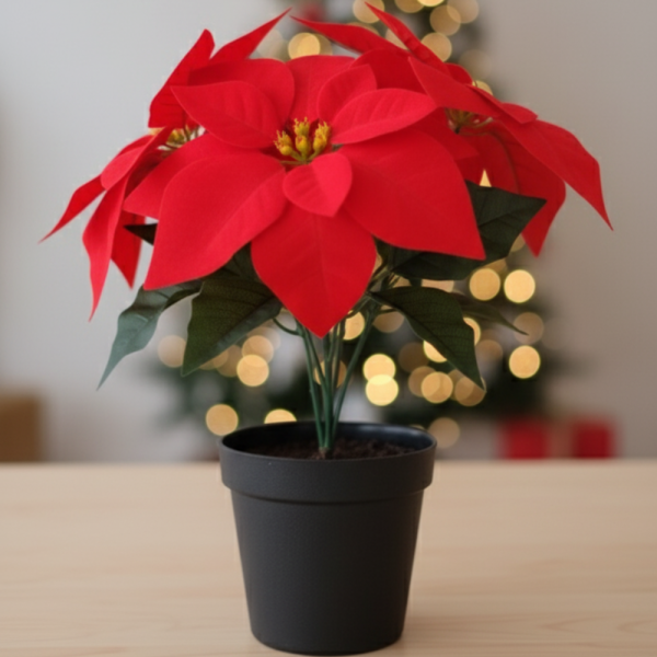 Вечна празнична Коледна звезда – реалистична украса