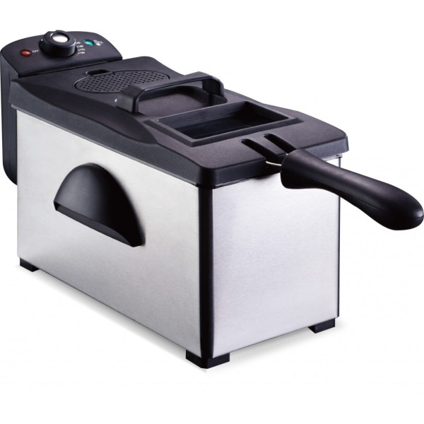 Фритюрник Voltz V51980H/ OV51980P 2000W, 2л./ 3л., демонтиращ се съд, капак и филтър,инокс