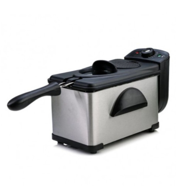 Фритюрник Voltz V51980H/ OV51980P 2000W, 2л./ 3л., демонтиращ се съд, капак и филтър,инокс