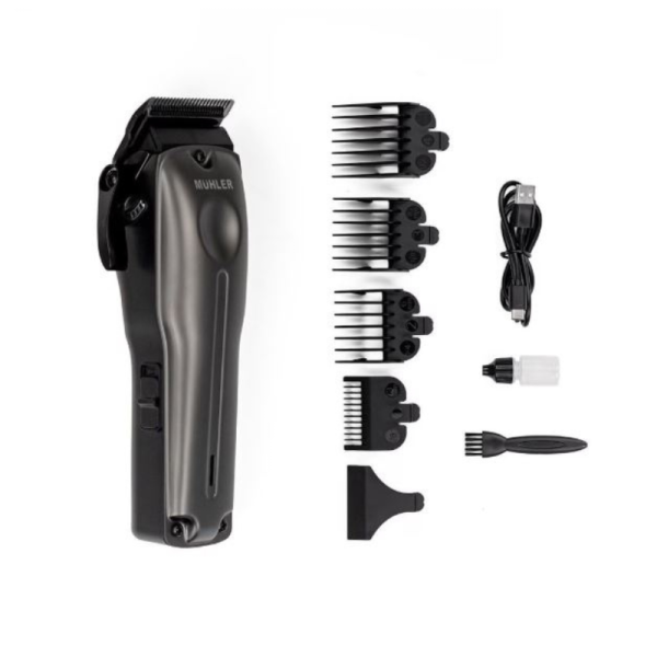 Машинка за подстригване Muhler MCL-05P – акумулаторна, 5W, неръждаеми ножчета, USB-C зареждане