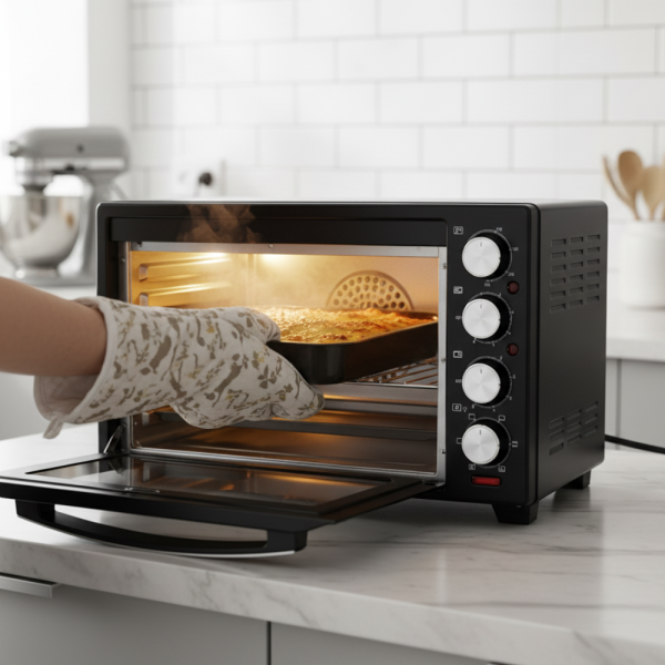 Компактна печка Termomax TXC366CLI, – фурна + два керамични котлона в едно 5