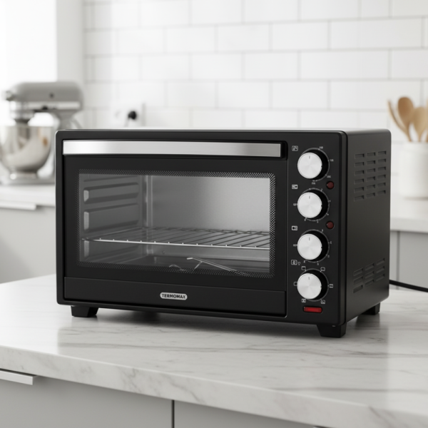 Компактна печка Termomax TXC366CLI, – фурна + два керамични котлона в едно 1